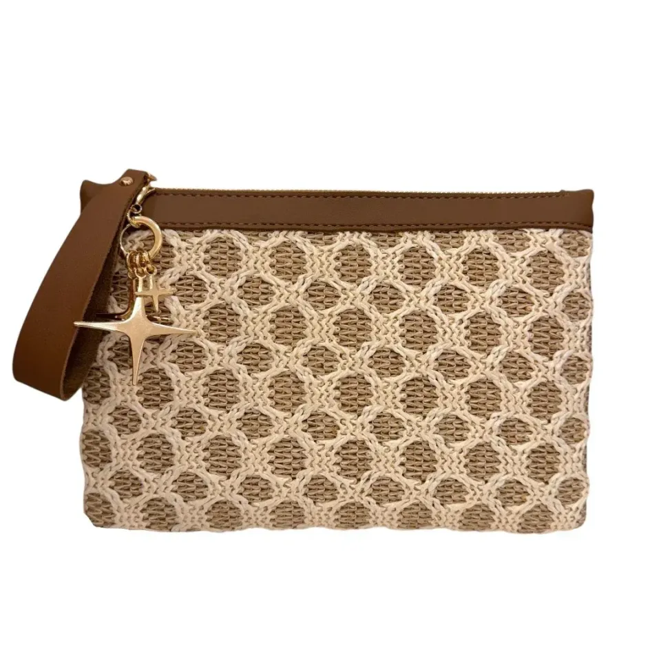 EYS001-CREAM SPOTTED WICKER