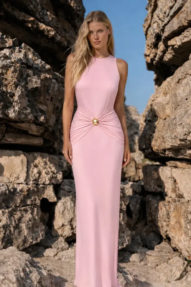 Gildea Dress - Soft Pink