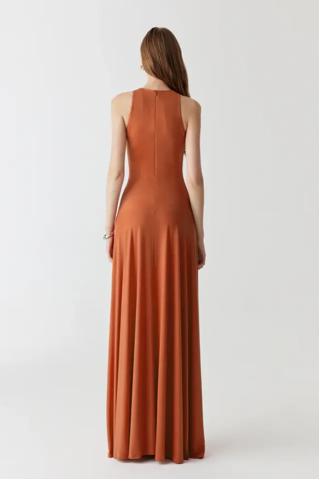 HERA BROWN ELBİSE