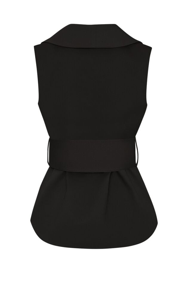 GENTİAN  YELEK (SİYAH)