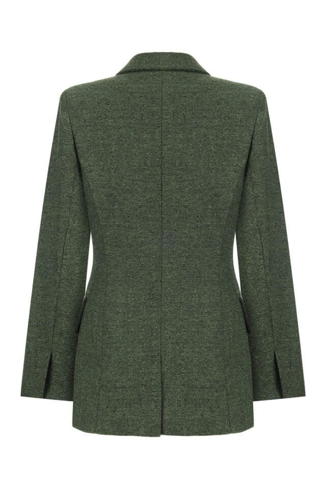 Cepli Haki Blazer Ceket