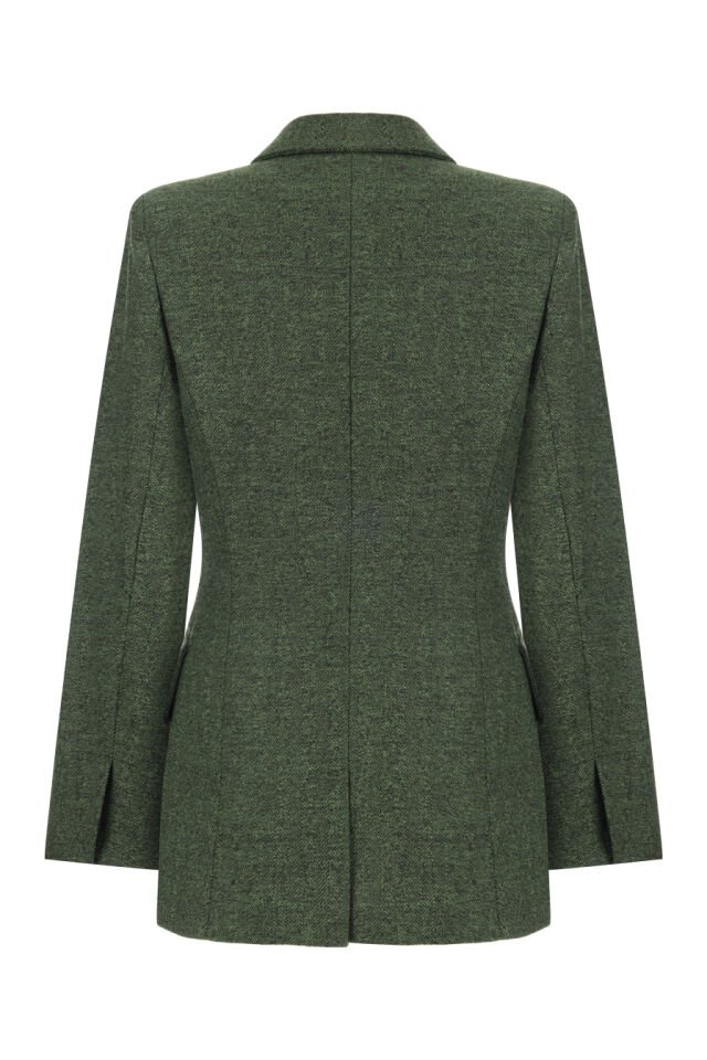 Cepli Haki Blazer Ceket