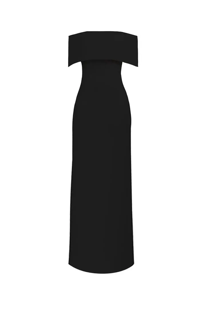 Asia Long Dress - Black