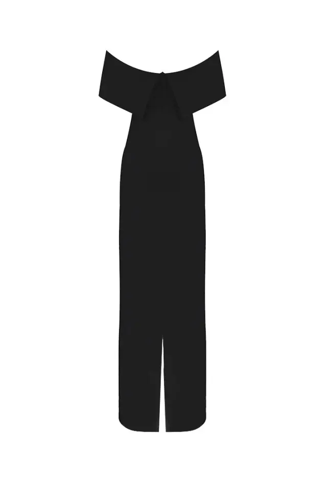 Asia Long Dress - Black