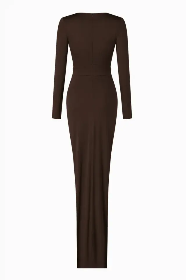 Brenda Dress - Brown