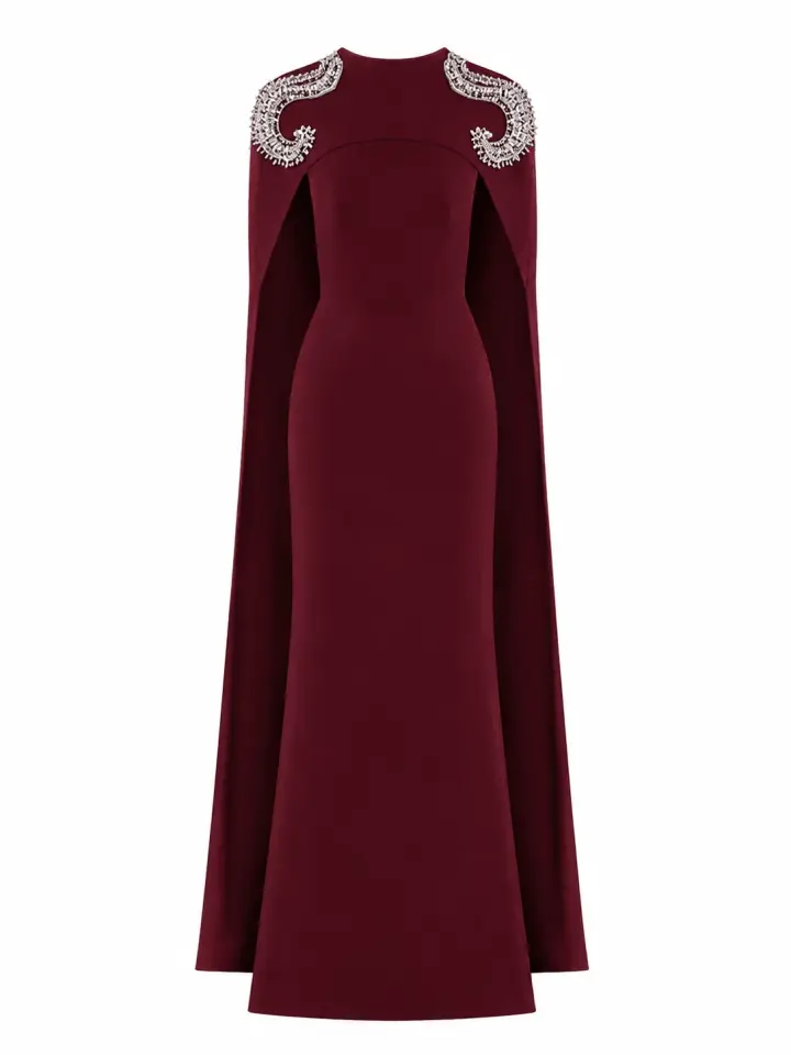 Leatrice Dress - Burgundy