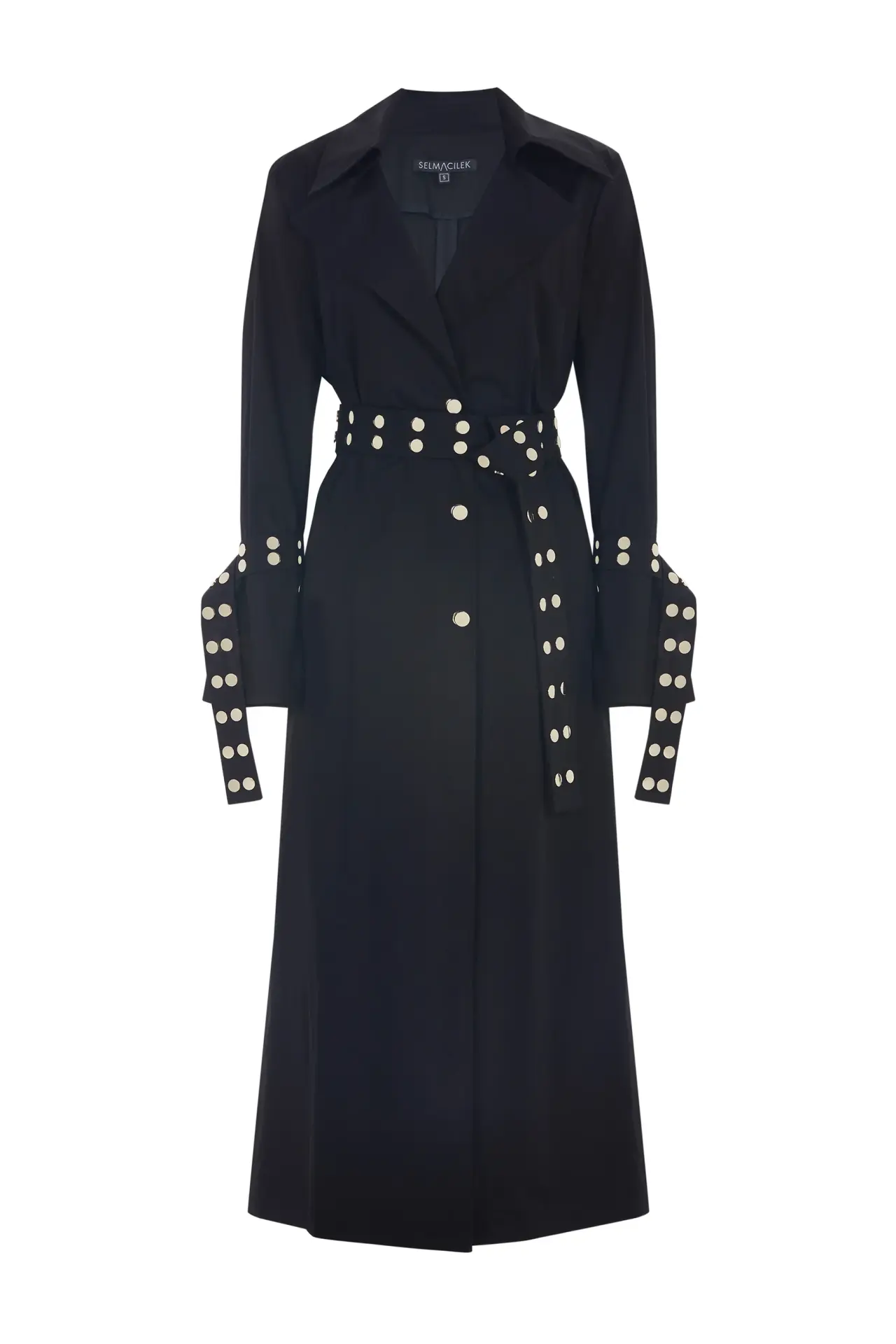 Milan Siyah Trençkot