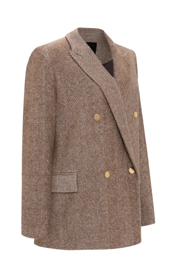 PİCOTEE CEKET (KAHVERENGİ)