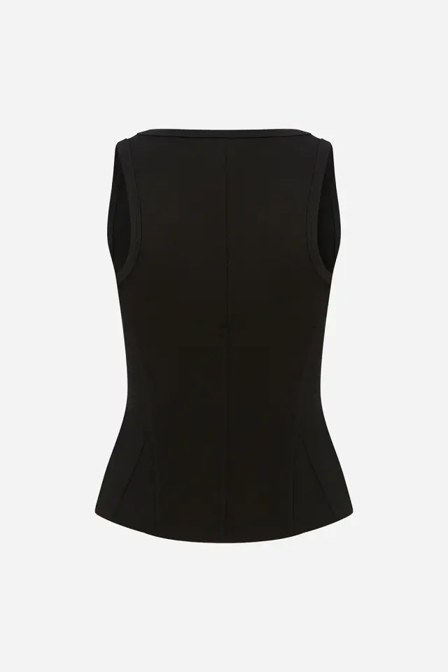 LILOU U Yaka Korse Detaylı Atlet