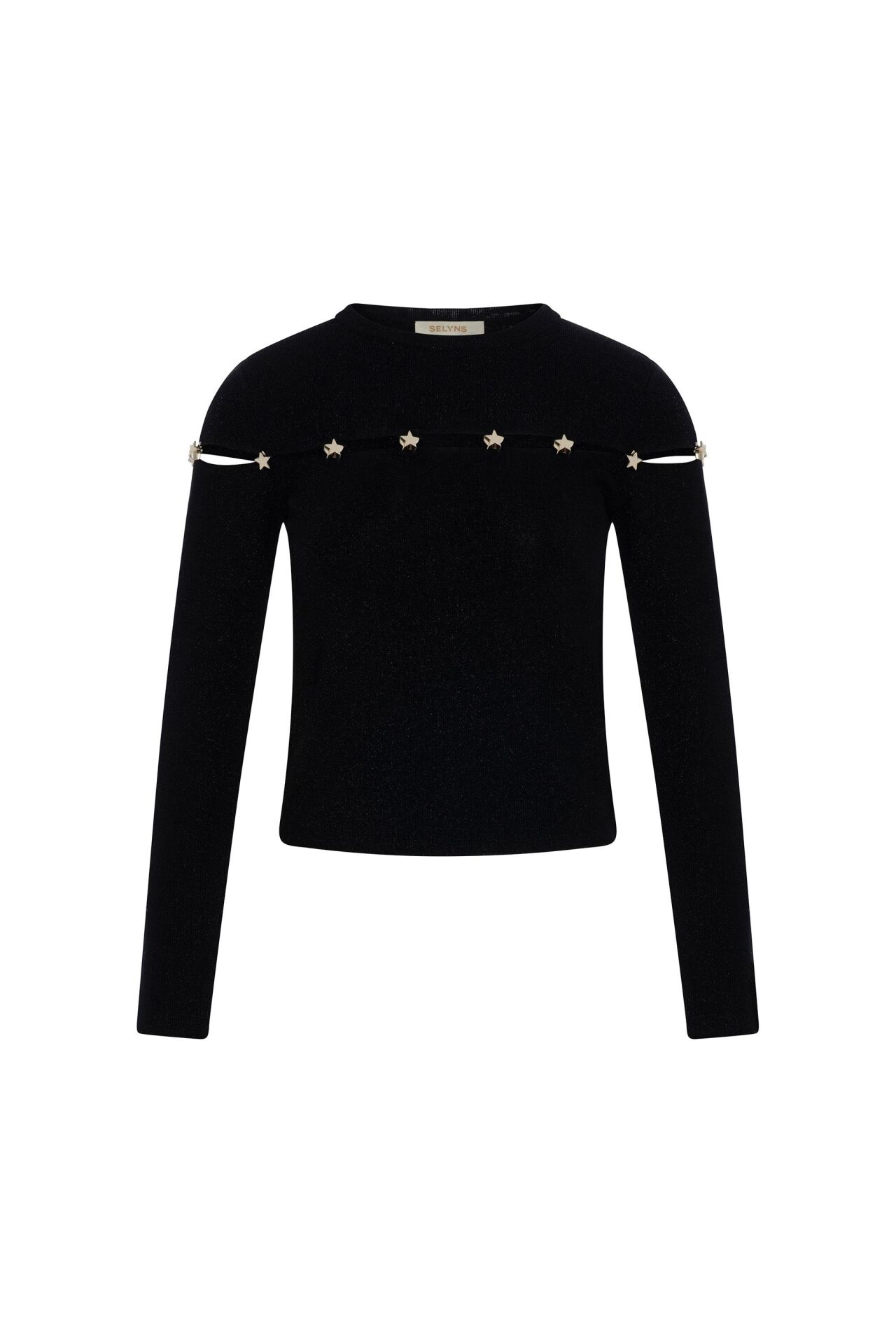 LUSTRE SİYAH TRİKO BLUZ