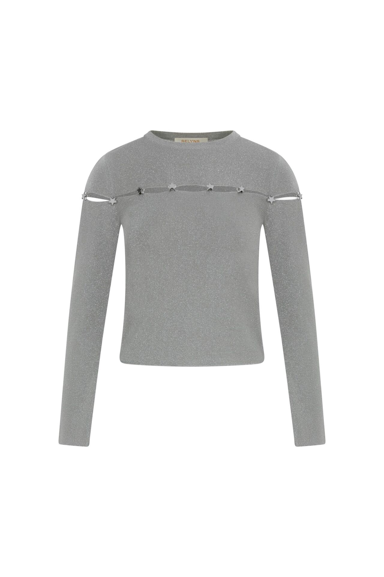 LUSTRE GRİ TRİKO BLUZ