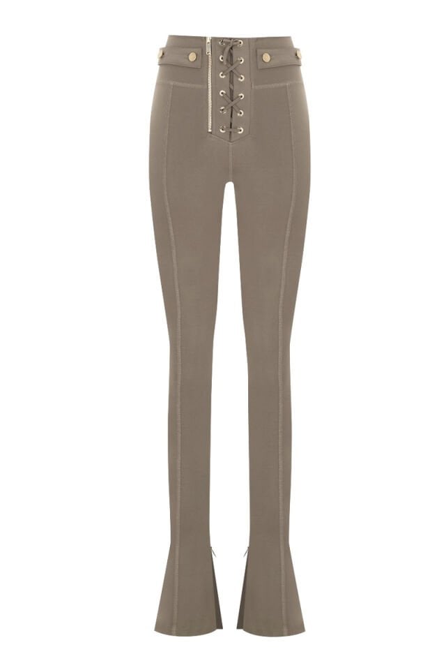 LETICIA GOLD FLARE LEGGINS