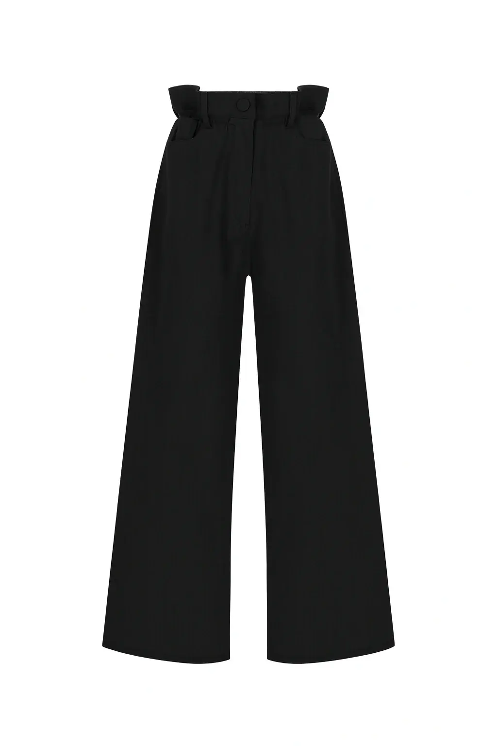 Aria Siyah Gabardin Pantolon