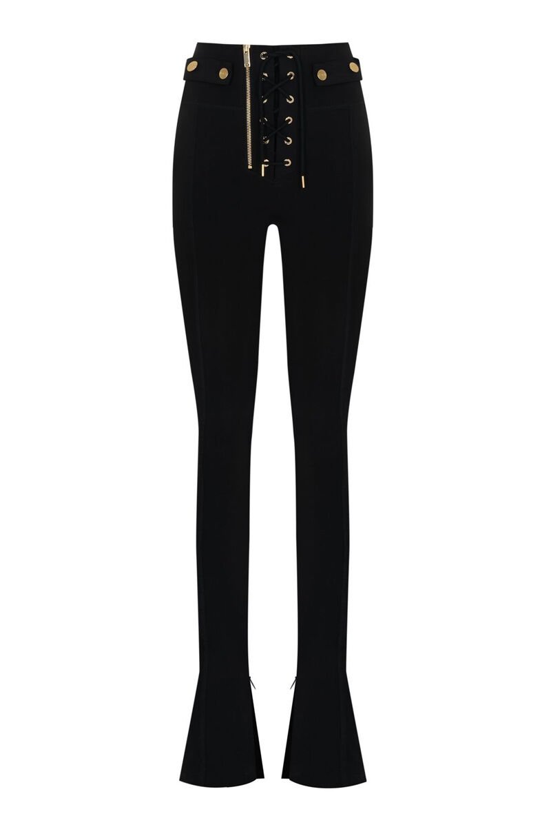 LETICIA GOLD FLARE LEGGINS