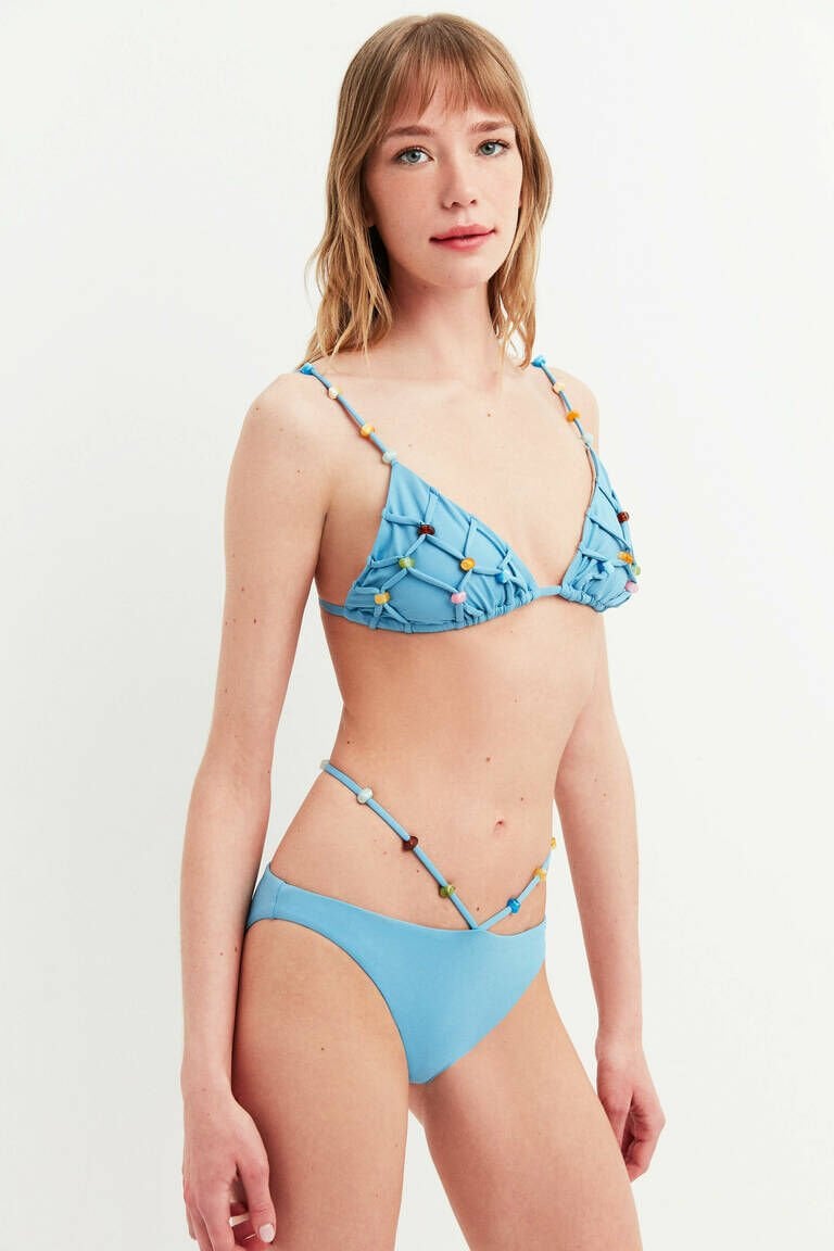 Sunset Bird Bikini Blue