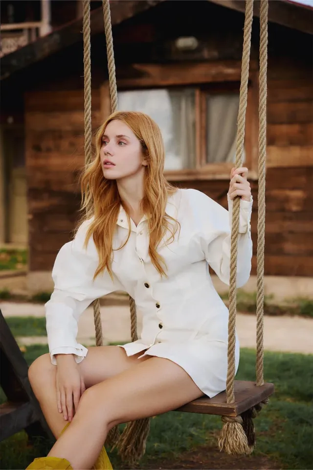 DODGER ELBİSE (BEYAZ)