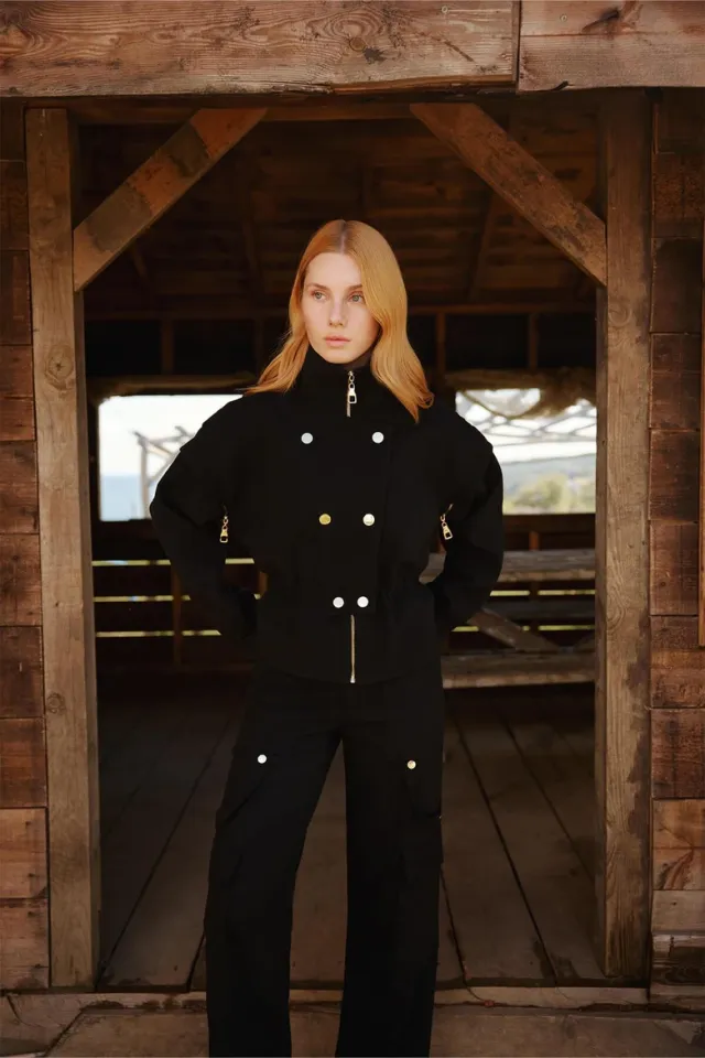 İRİS CEKET (SİYAH)