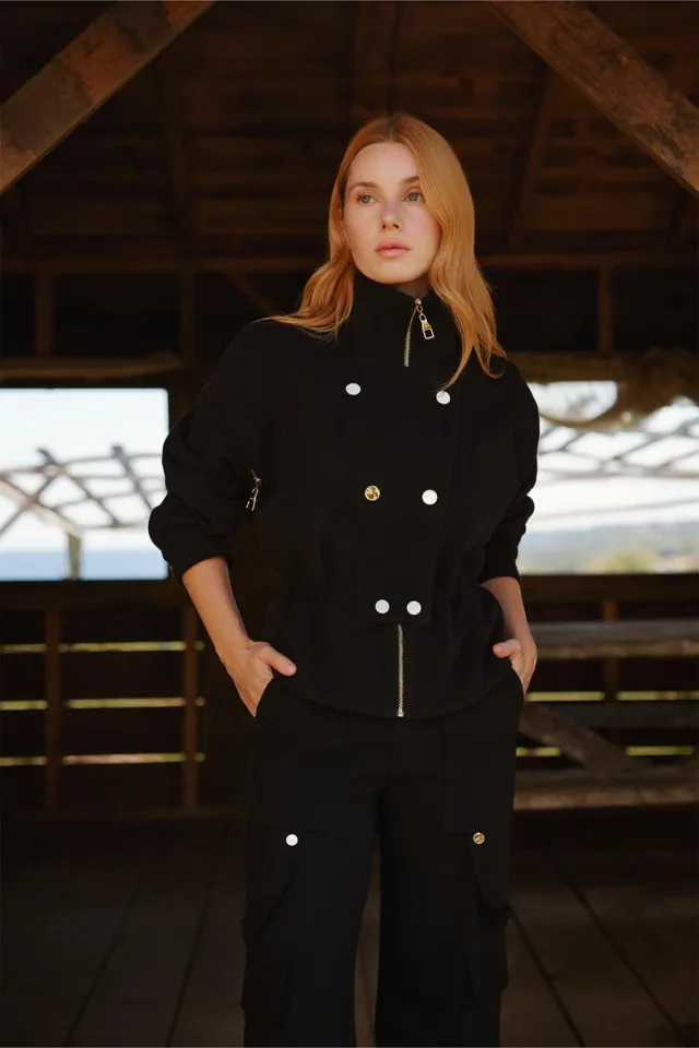 İRİS CEKET (SİYAH)