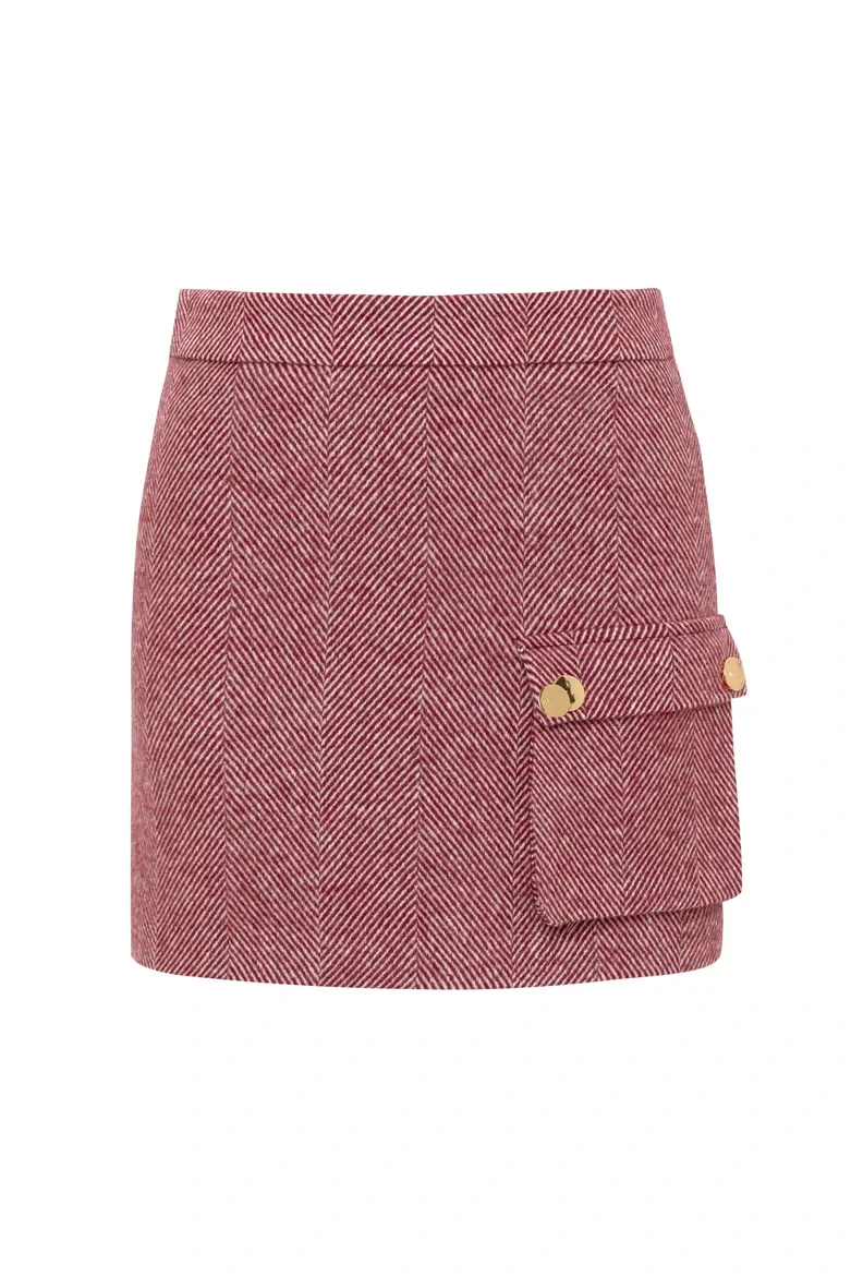 PİCOTEE ETEK (BORDO)