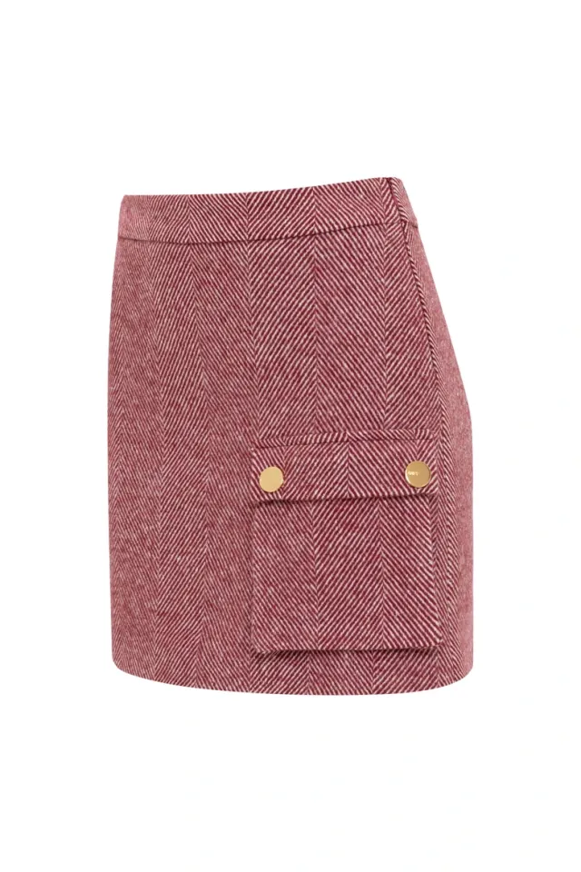 PİCOTEE ETEK (BORDO)