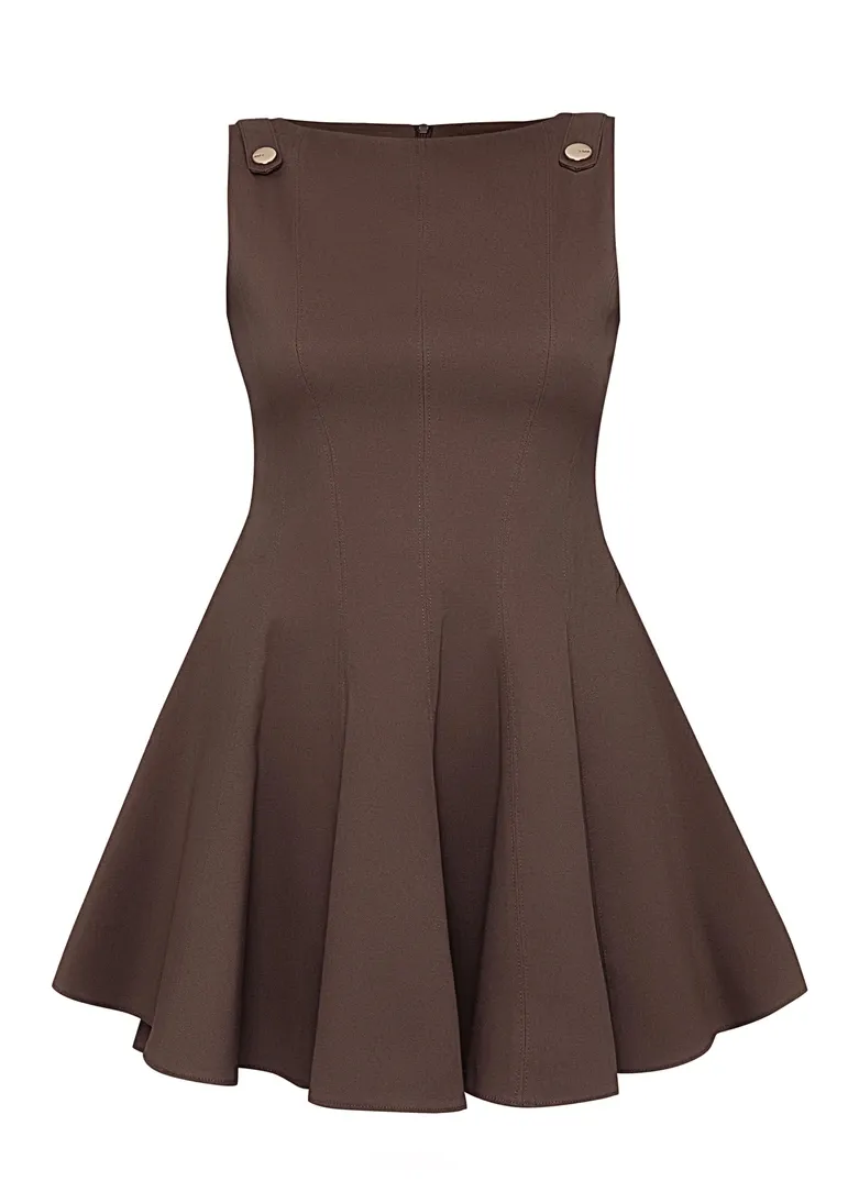 RUDDY ELBİSE (KAHVERENGİ)