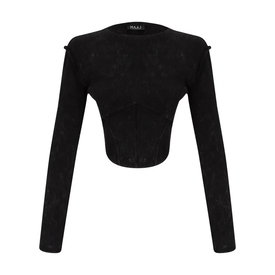 YASMINRIB ACID WASH TOP