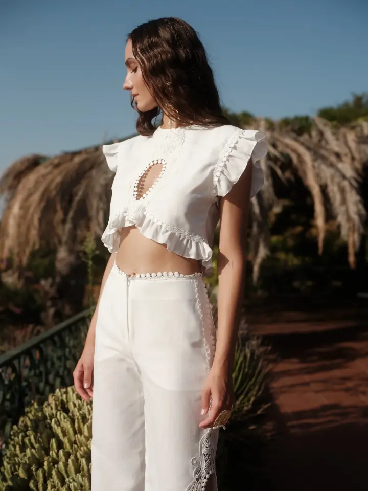Rhea Linning Detaylı Pantolon
