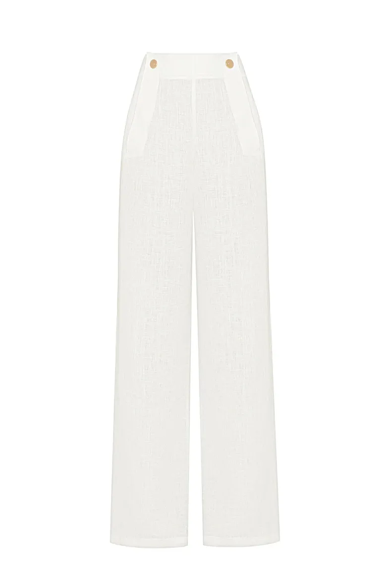 LİVİD PANTOLON (BEYAZ)