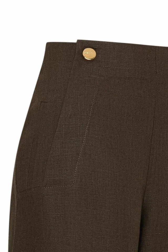 LİVİD PANTOLON (KAHVERENGİ)
