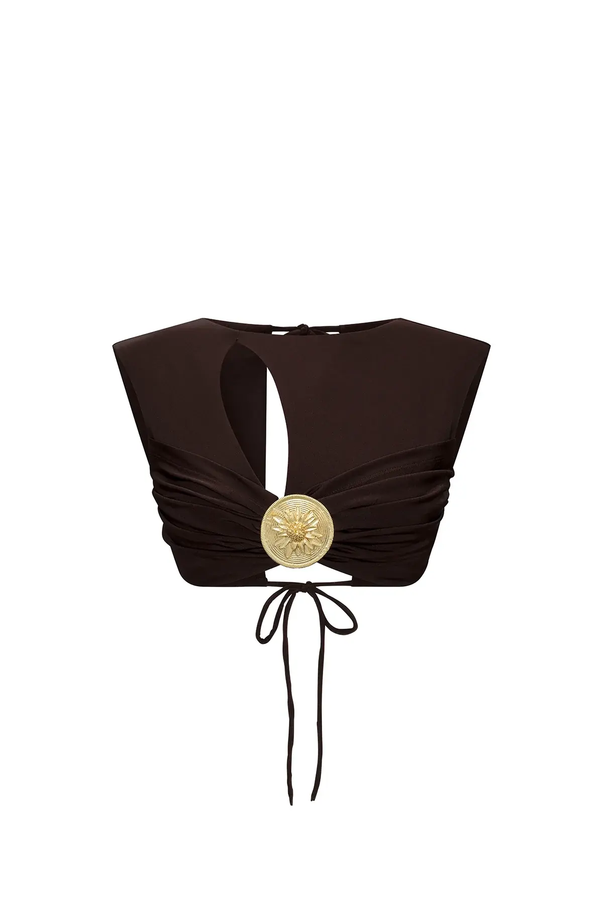 Spring Madalyon Detayli Mini Bluz