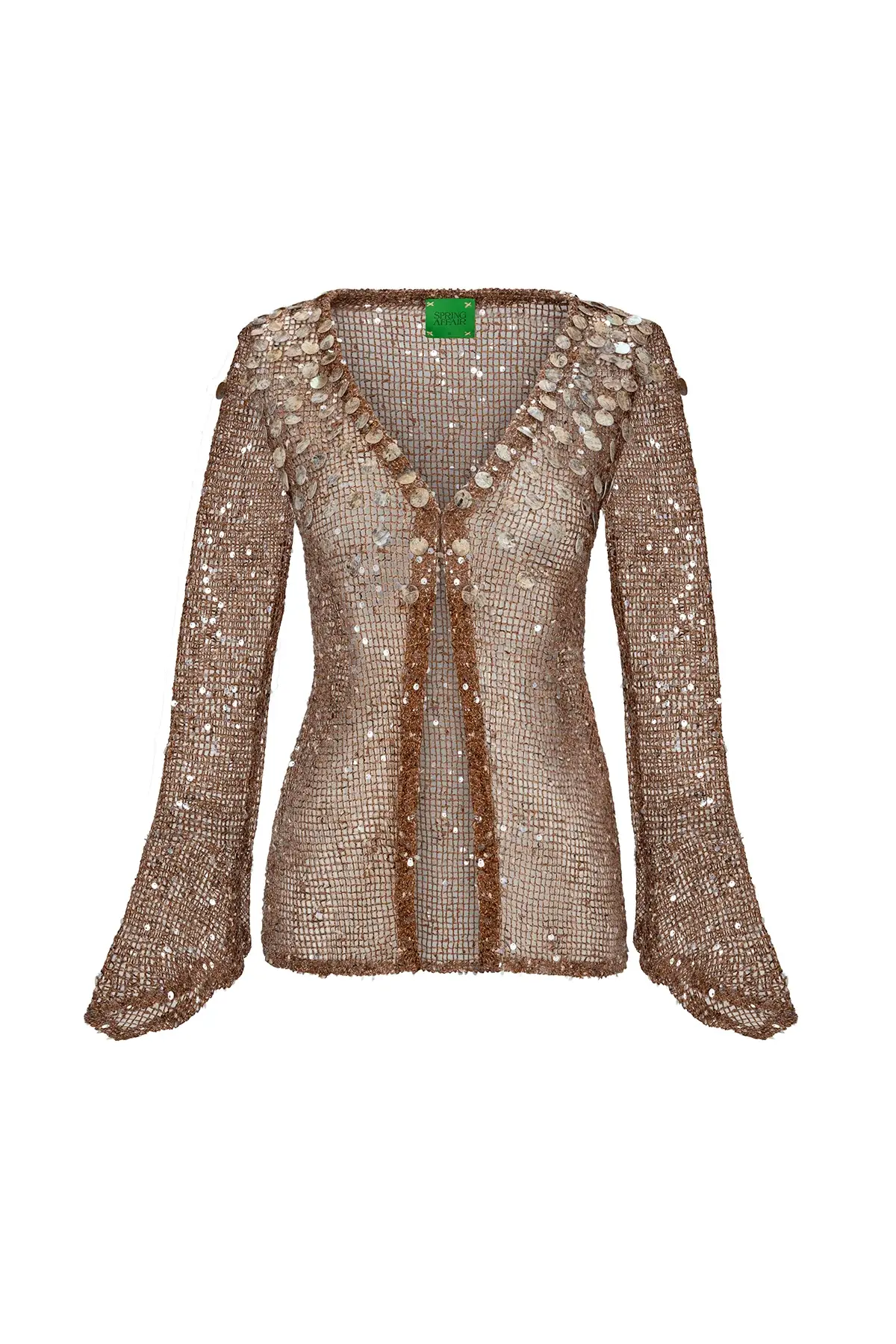 Isis El Işleme Detayli Knit Bluz