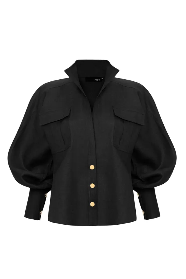 BONDİ GÖMLEK (SİYAH)