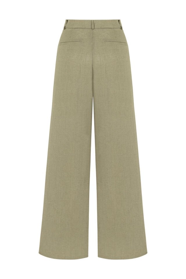 Keten Bol Paça Pantolon