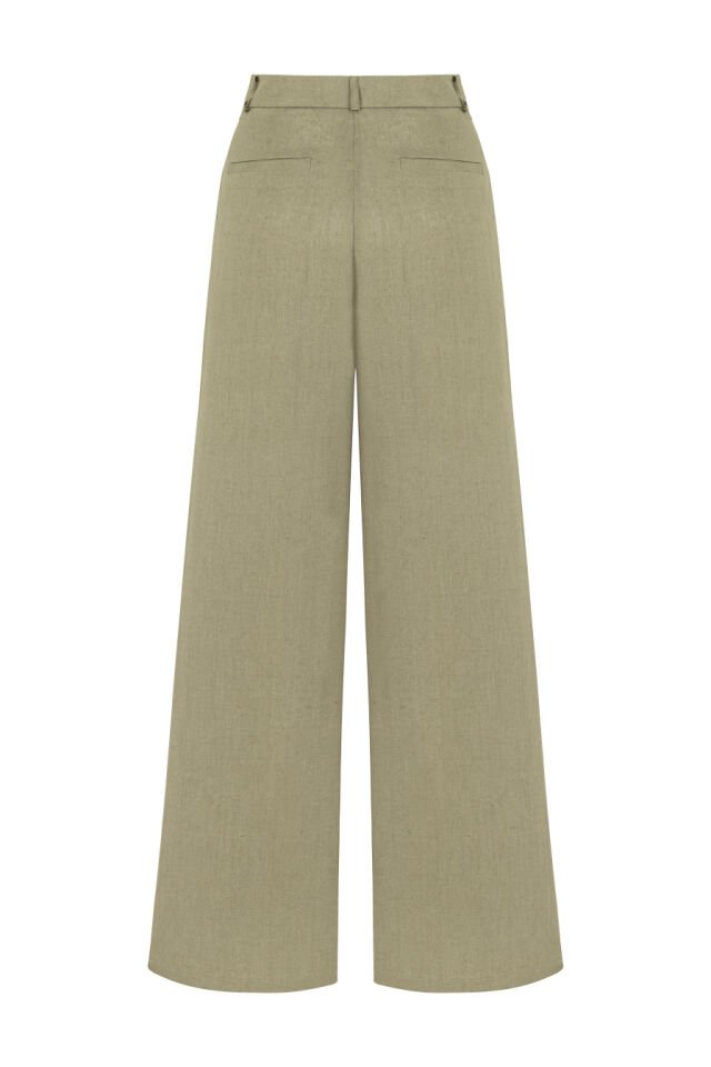 Keten Bol Paça Pantolon