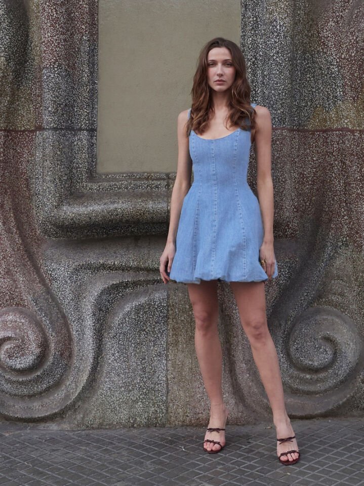 ALLISON DRESS IN DENIM