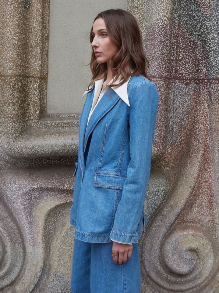 BIANCA BLAZER IN DENIM