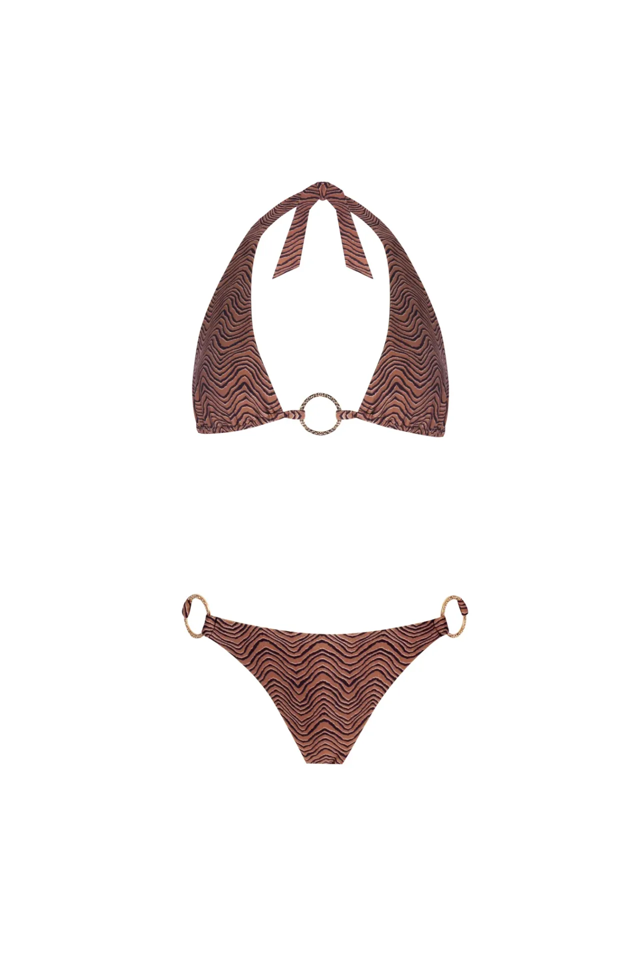 Julie Zebra Desenli Bikini