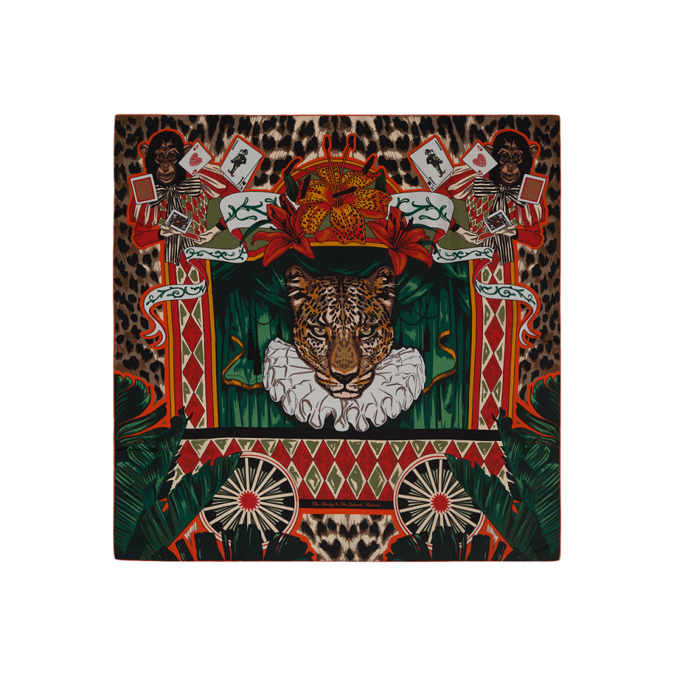 Maymun ve Leopar – Turuncu ve Yeşil