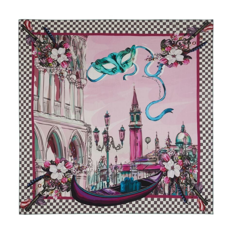 Venedik'te Gondol – Pembe