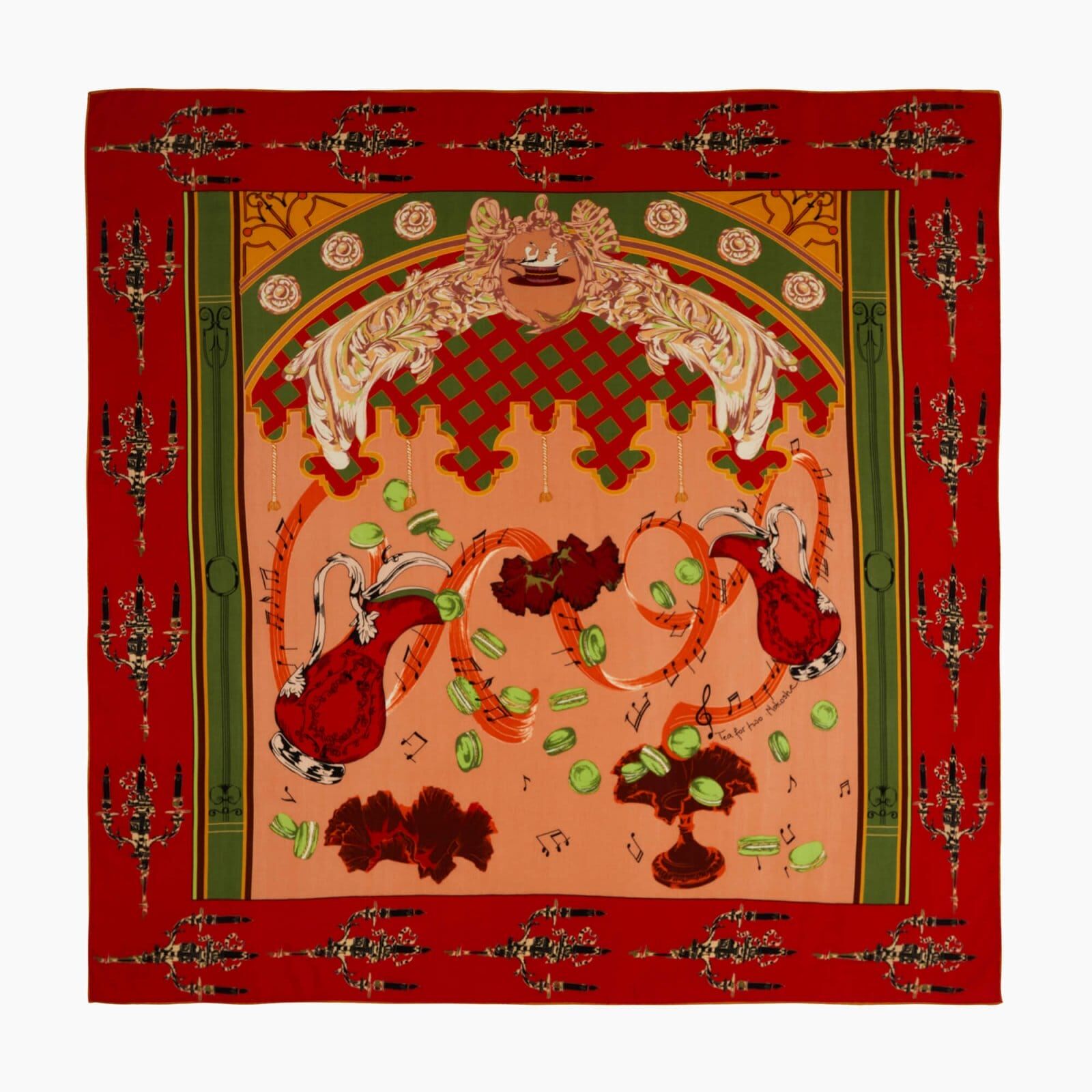 İki Kişilik Çay Kırmızı