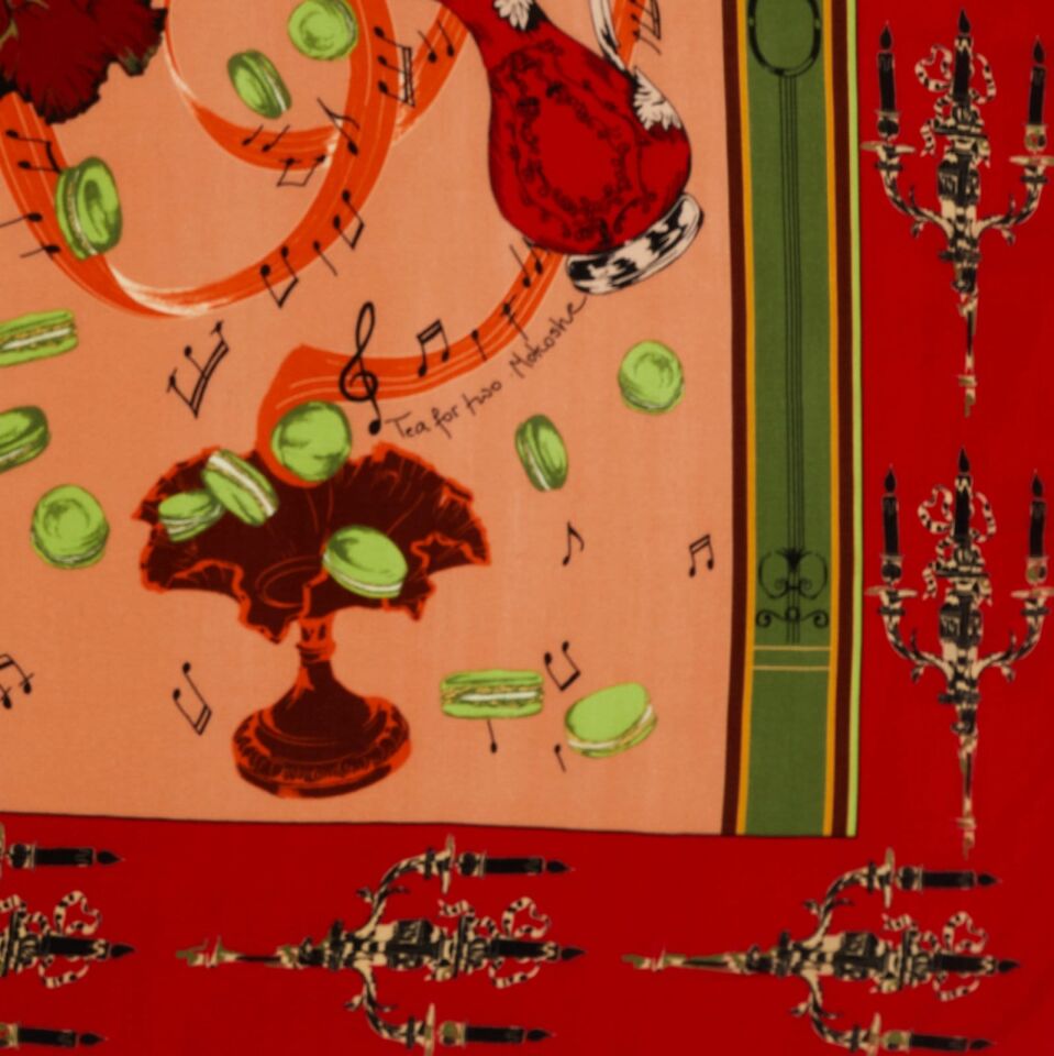 İki Kişilik Çay Kırmızı