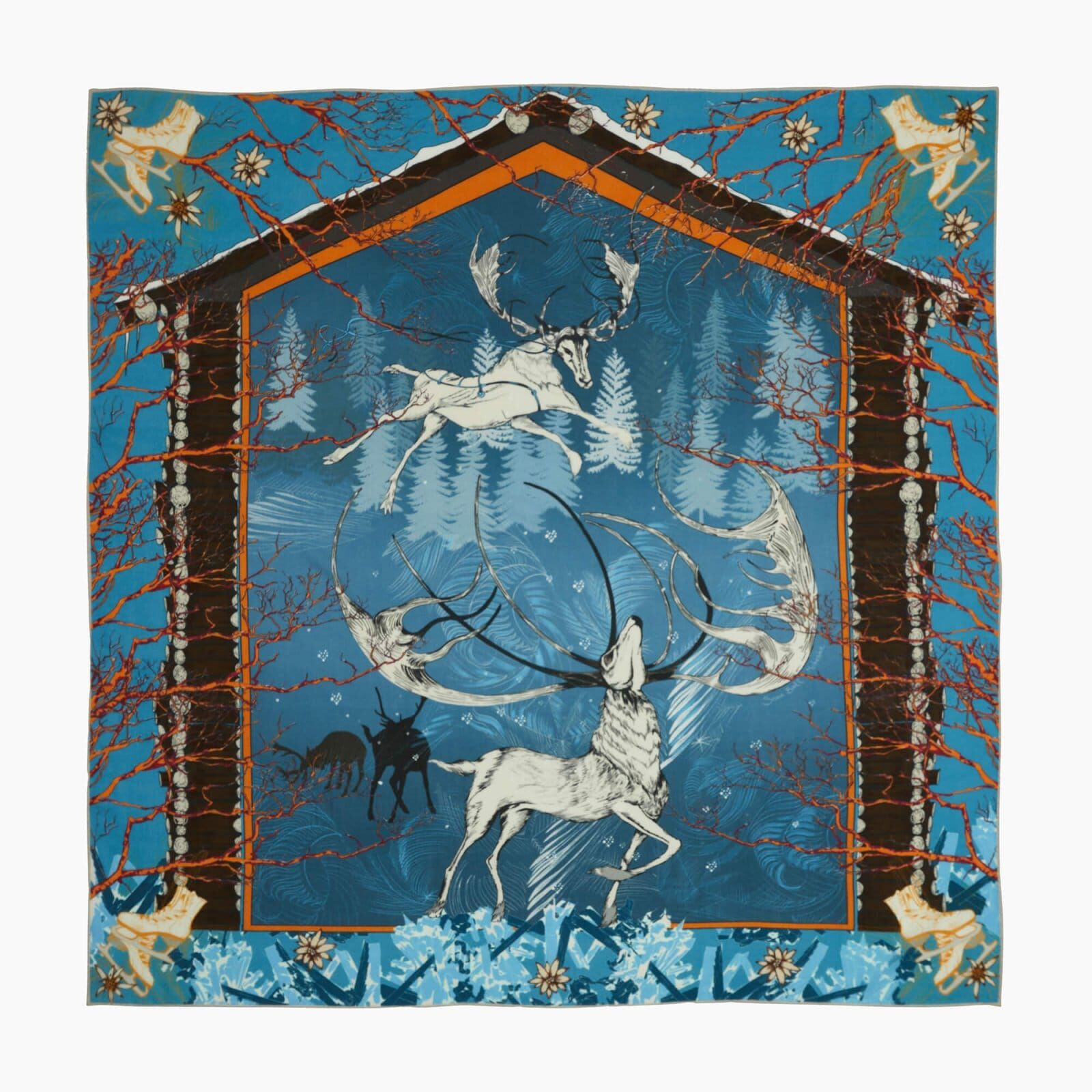 Kar Topu Turkuaz Ve Turuncu