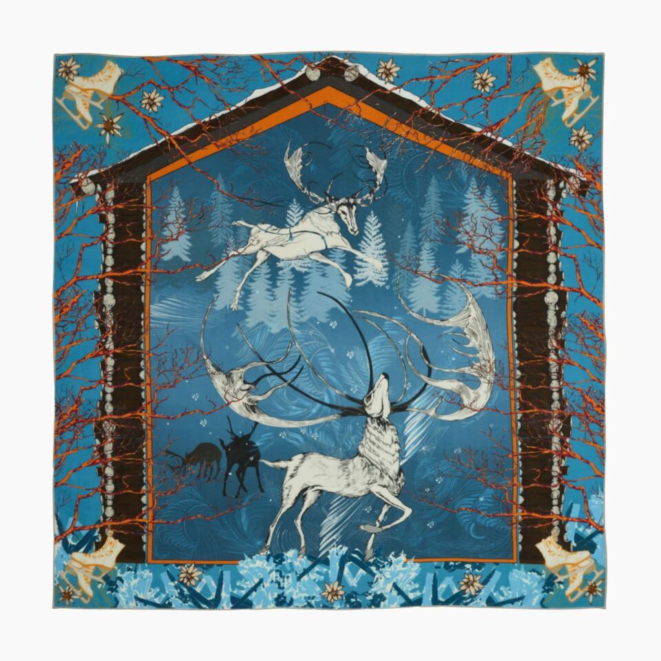 Kar Topu Turkuaz Ve Turuncu