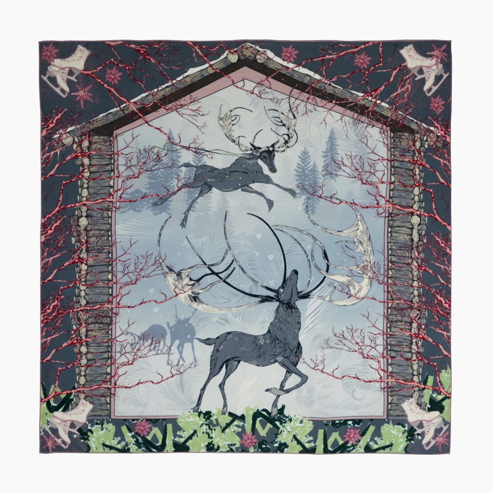 Kar Topu Gri ve Pembe