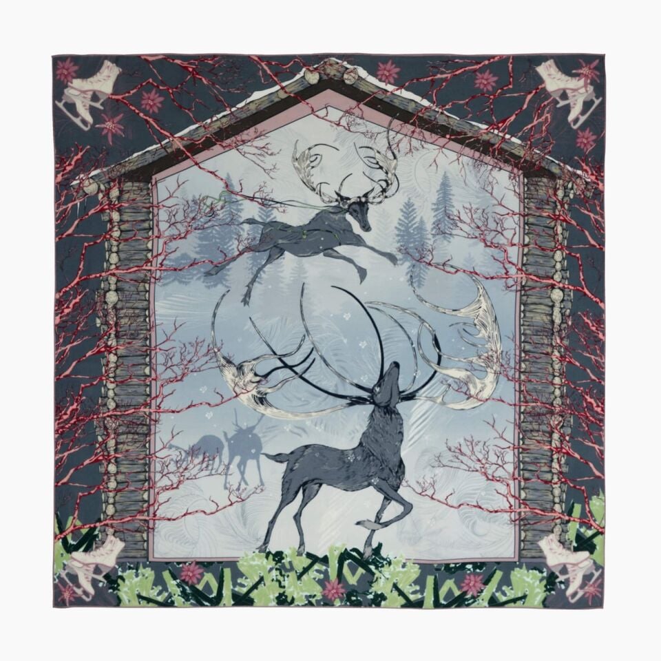 Kar Topu Gri ve Pembe