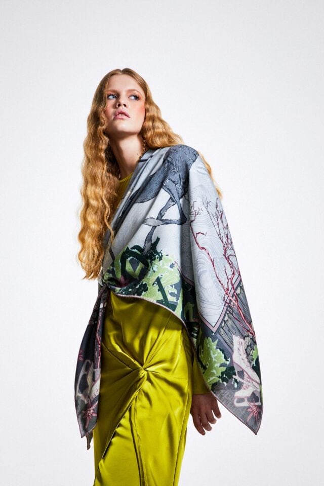 Kar Topu Gri ve Pembe