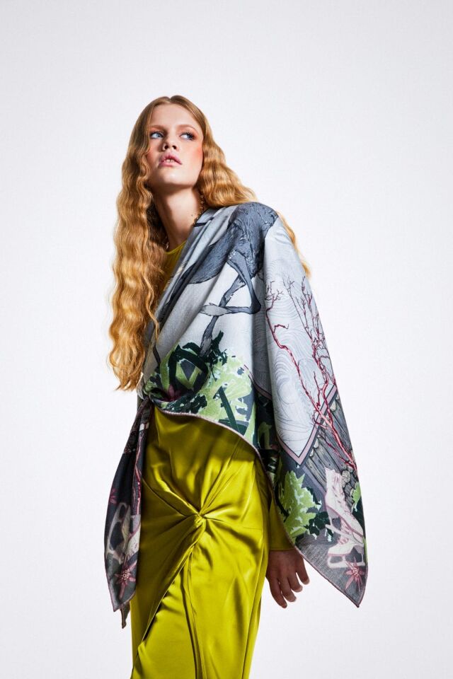 Kar Topu Gri ve Pembe