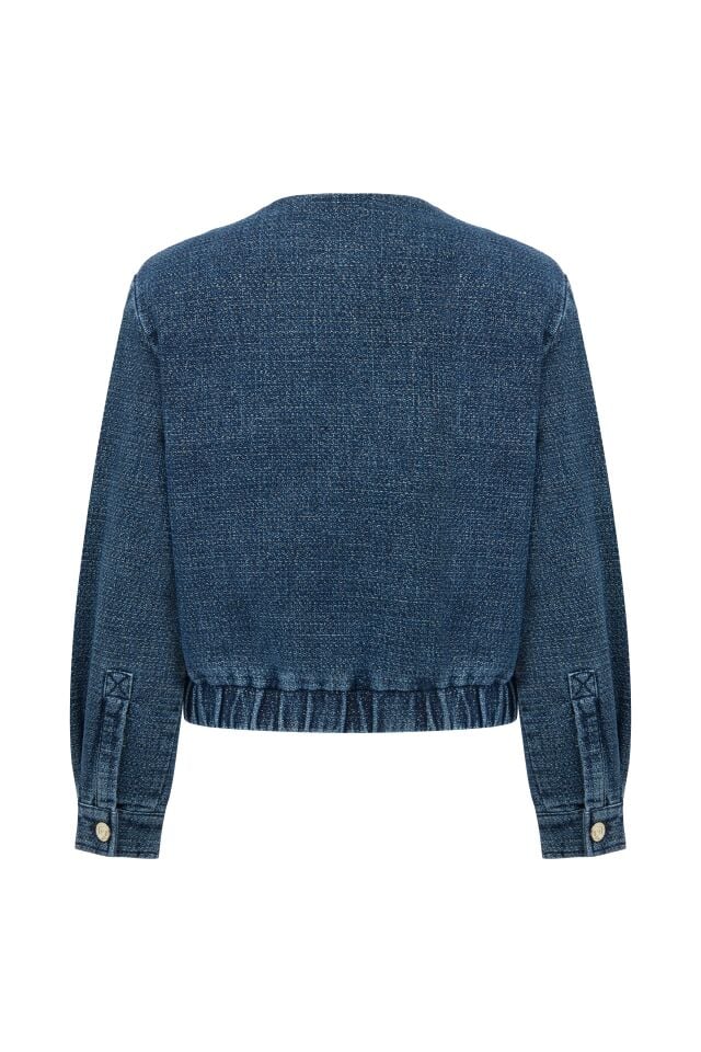 LACY BOMBER CEKET-MAVİ